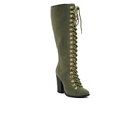 Women's Rag & Co Sleet-Slay Lace Up Knee High Boots