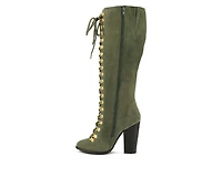 Women's Rag & Co Sleet-Slay Lace Up Knee High Boots