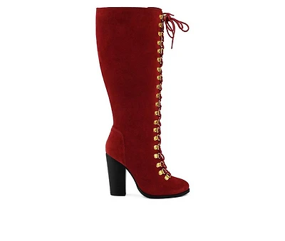 Women's Rag & Co Sleet-Slay Lace Up Knee High Boots