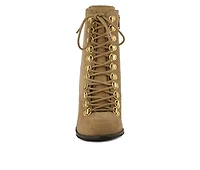 Women's Rag & Co Goose Lace Up Heeled Booties
