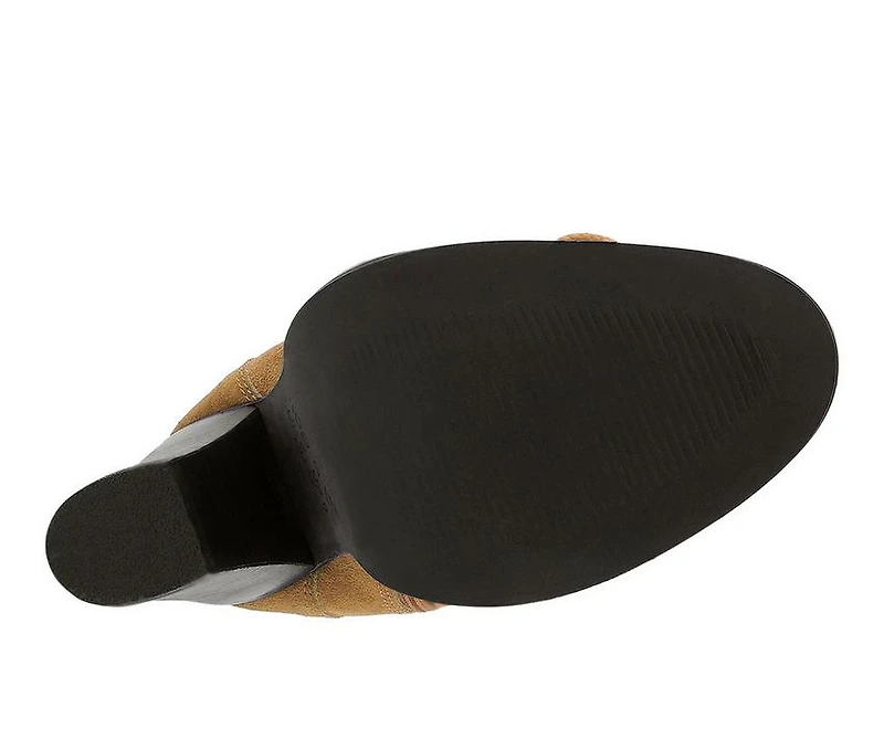 Women's Rag & Co Goose Lace Up Heeled Booties