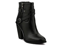 Women's Rag & Co Cat-Track Heeled Booties