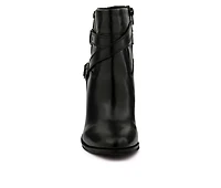 Women's Rag & Co Cat-Track Heeled Booties