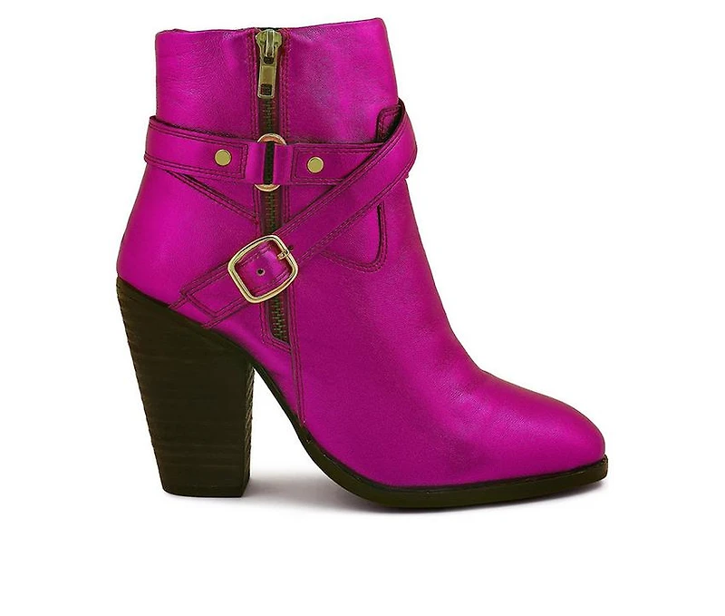 Women's Rag & Co Cat-Track Heeled Booties