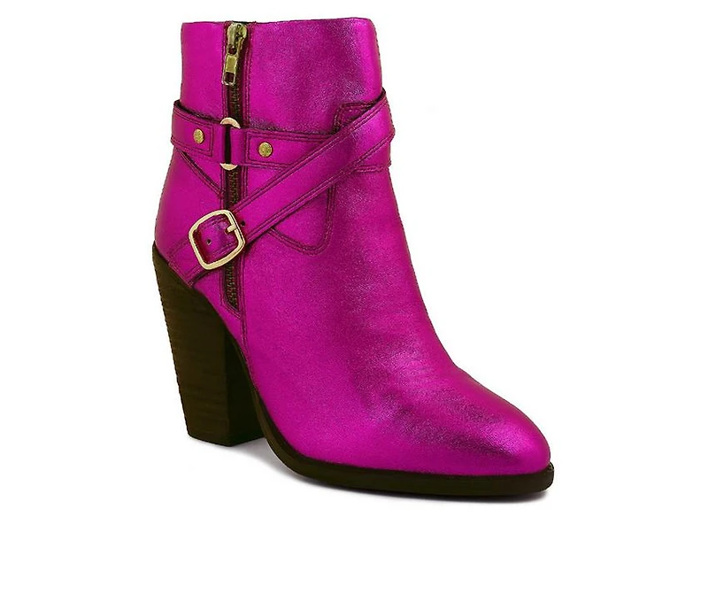 Women's Rag & Co Cat-Track Heeled Booties