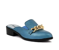 Women's Rag & Co Aksa Low Block Heel Mules