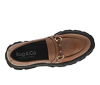 Women's Rag & Co Chevoit Lugged Loafers