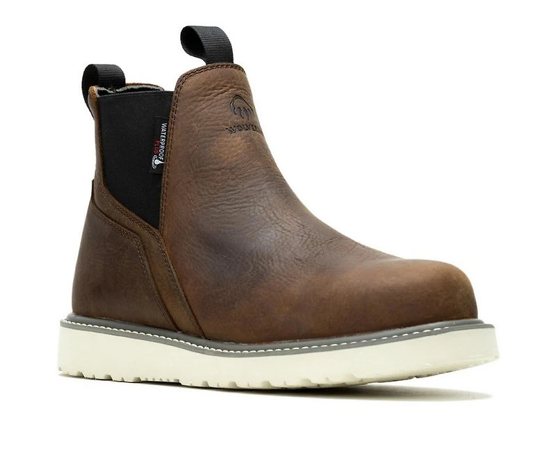 Men's Wolverine 231101 Trade Wedge Slip Work Boots