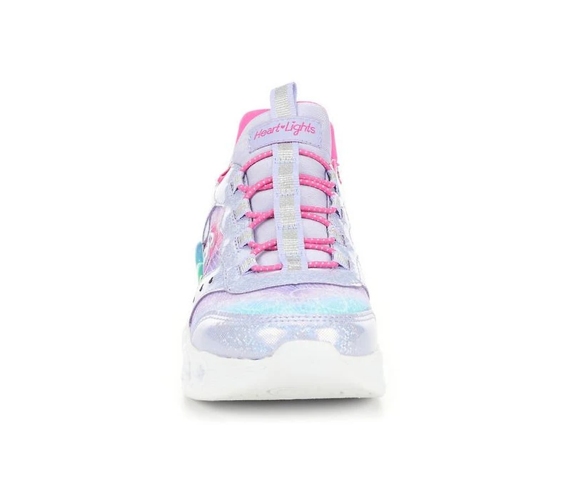 Girls' Skechers Little Kid & Big Infinite Heart Slip-Ins Light-Up Shoes