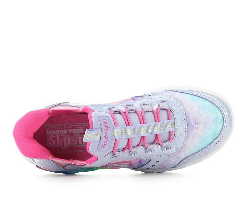 Girls' Skechers Little Kid & Big Infinite Heart Slip-Ins Light-Up Shoes
