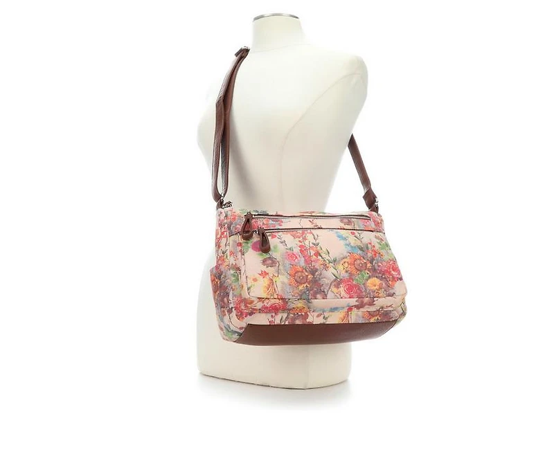 Bueno Of California Print Grainy Washed Handbag