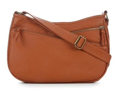 Bueno Of California Vintage Grain Washed Handbag