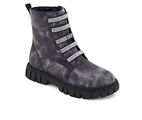 Girls' DKNY Little Kid & Big Carrie Shine Combat Boots