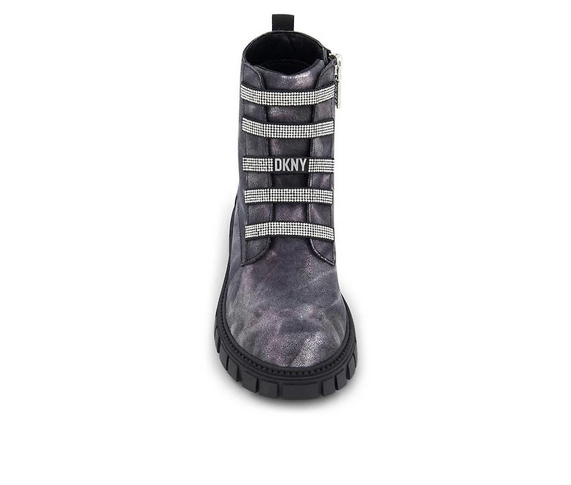 Girls' DKNY Little Kid & Big Carrie Shine Combat Boots