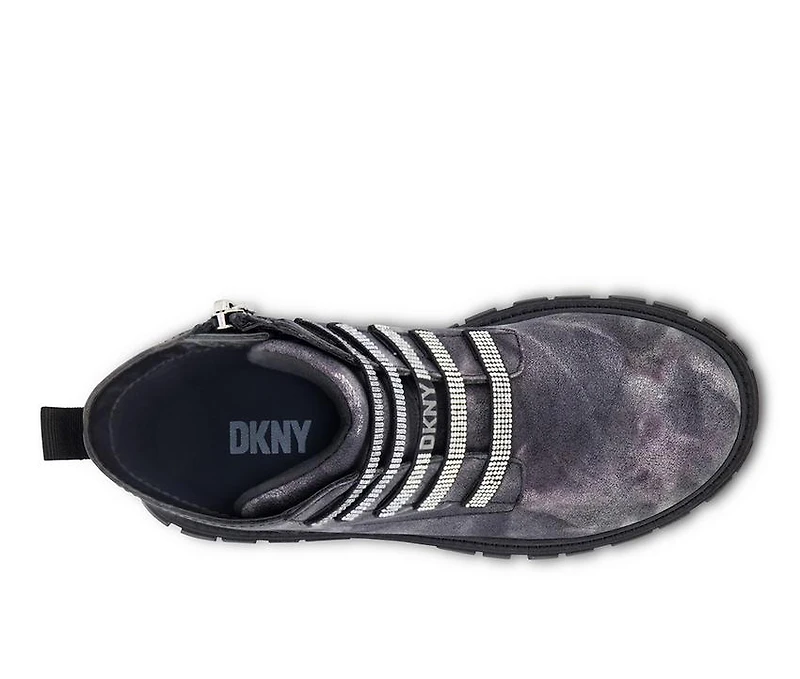 Girls' DKNY Little Kid & Big Carrie Shine Combat Boots