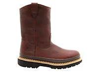Men's Georgia Boot 9" Giant Steel Toe Pull-On Work Boots