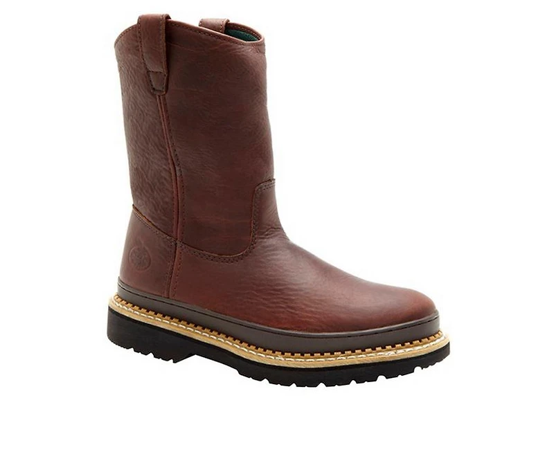 Men's Georgia Boot 9" Giant Steel Toe Pull-On Work Boots