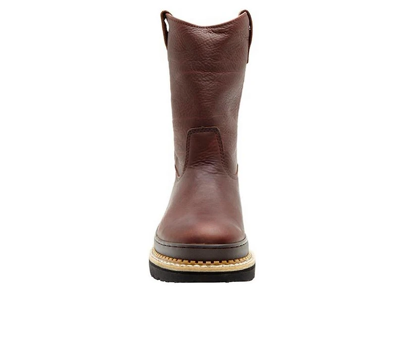 Men's Georgia Boot 9" Giant Steel Toe Pull-On Work Boots