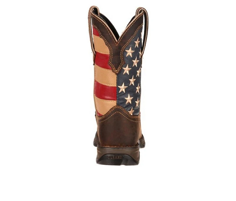 Women's Durango Patriotic Pull On Western Flag Cowboy Boots