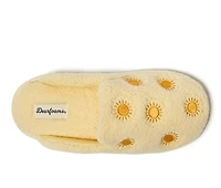 Dearfoams Teddy Heart Scuff Slippers