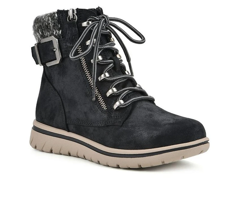 Women's Cliffs by White Mountain Hearten Lace Up Booties