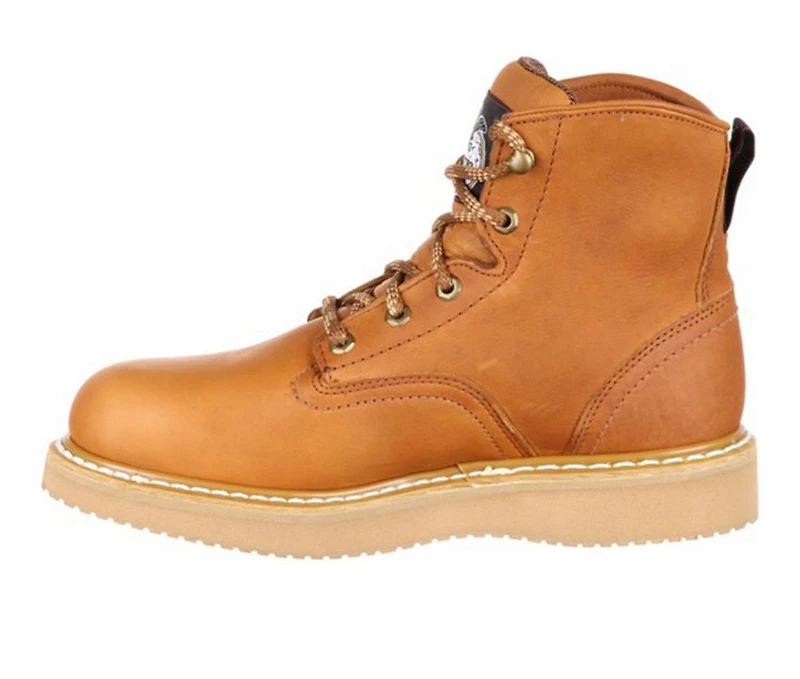 Men's Georgia Boot 6" Wedge Steel Toe Work Boots
