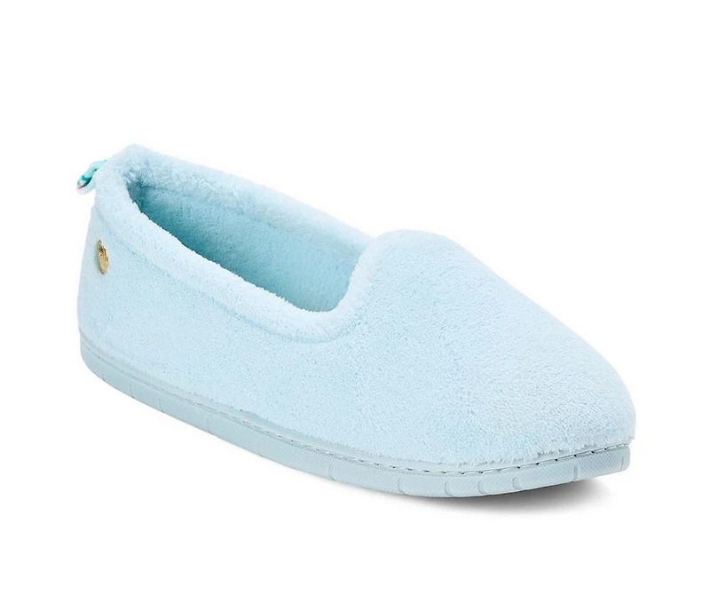 Dearfoams Rachel Velour Closed Back Slippers