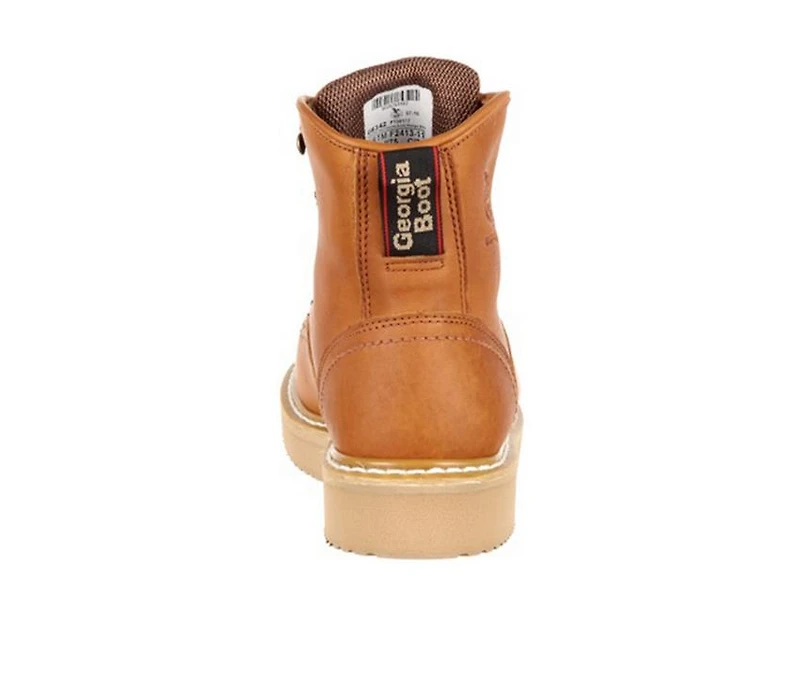 Men's Georgia Boot 6" Wedge Work Boots