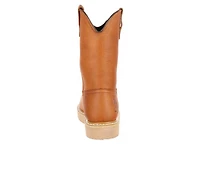 Men's Georgia Boot 10" Wedge Steel Toe Pull On Work Boots