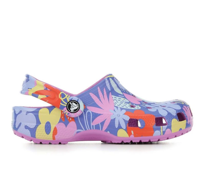 Girls' Crocs Little Kid & Big Kid Classic Print Floral Clogs