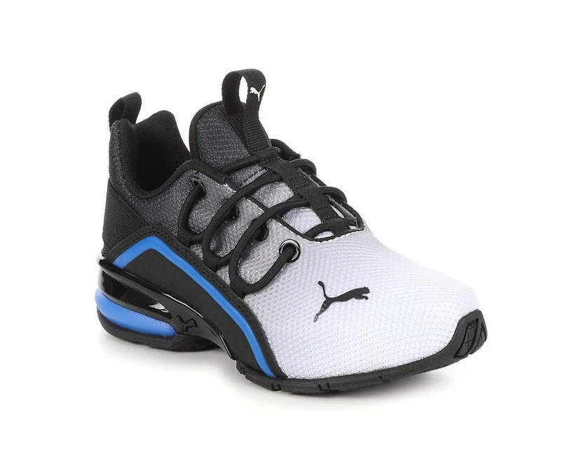 Boys' Puma Little Kid & Big Axelion Mesh AOP Fade Running Shoes