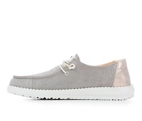 Women's HEYDUDE Wendy Metallic Sparkle Casual Shoes