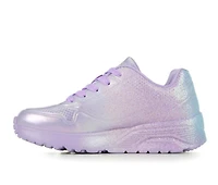 Girls' Skechers Street Little Kid & Big Uno Lite Metallic Shimmers Sneakers