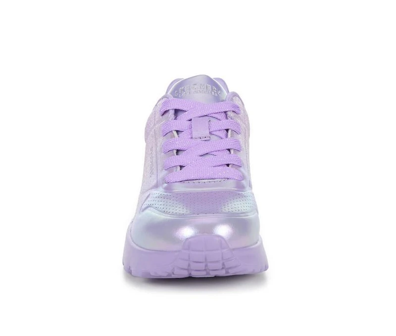 Girls' Skechers Street Little Kid & Big Uno Lite Metallic Shimmers Sneakers