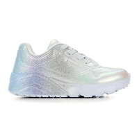 Girls' Skechers Street Little Kid & Big Uno Lite Metallic Shimmers Sneakers