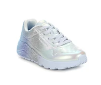 Girls' Skechers Street Little Kid & Big Uno Lite Metallic Shimmers Sneakers
