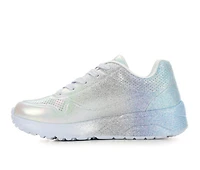 Girls' Skechers Street Little Kid & Big Uno Lite Metallic Shimmers Sneakers