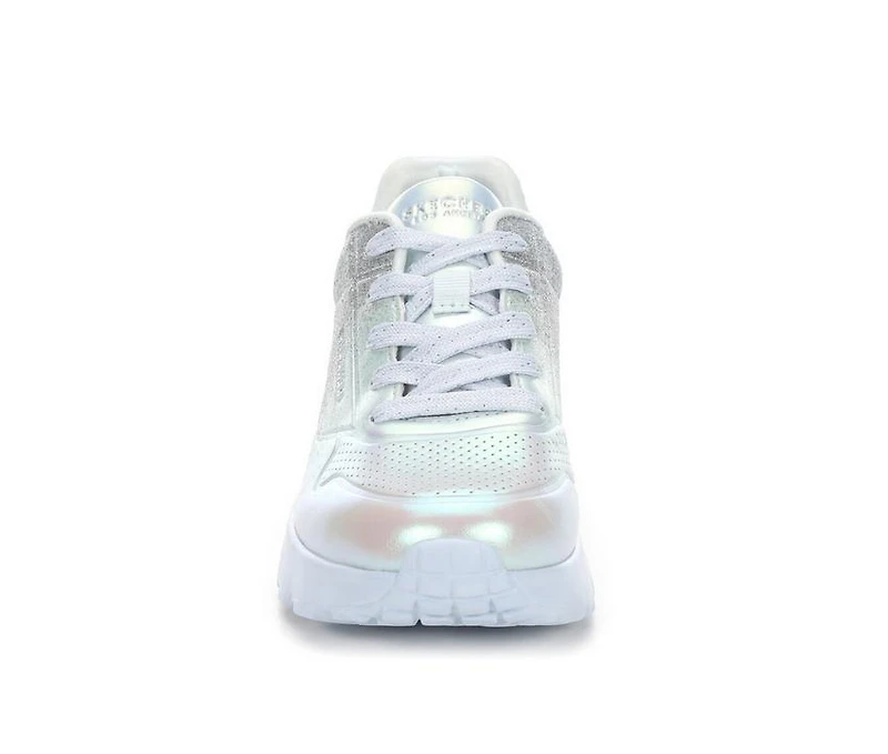 Girls' Skechers Street Little Kid & Big Uno Lite Metallic Shimmers Sneakers