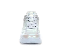 Girls' Skechers Street Little Kid & Big Uno Lite Metallic Shimmers Sneakers