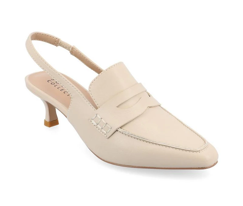 Women's Journee Collection Amory Slingback Loafer Pumps