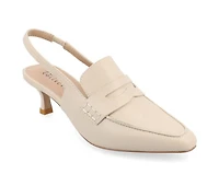 Women's Journee Collection Amory Slingback Loafer Pumps