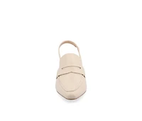 Women's Journee Collection Amory Slingback Loafer Pumps