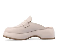 Women's Journee Collection Antonina Platform Loafer Mules