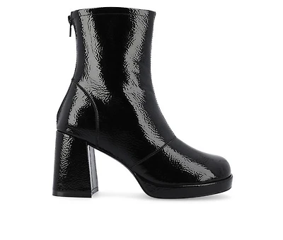 Women's Journee Collection Aylani Low Platform Heeled Booties
