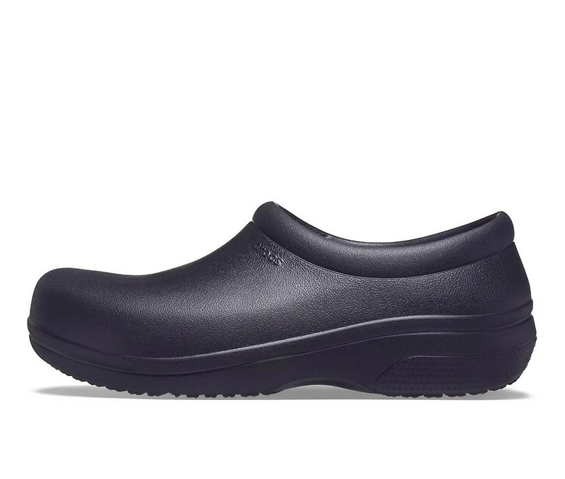 Men's Crocs Work Mens On The Clock Literide Slip Safety Shoes