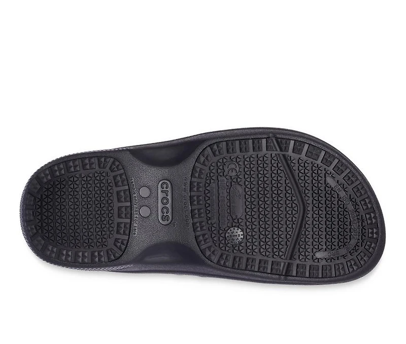 Men's Crocs Work Mens On The Clock Literide Slip Safety Shoes