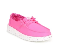 Girls' HEYDUDE Little Kid & Big Wendy Canvas Casual Shoes