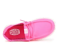 Girls' HEYDUDE Little Kid & Big Wendy Canvas Casual Shoes