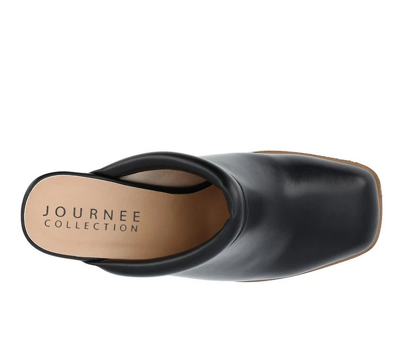 Women's Journee Collection Izara Block Heel Platform Clogs