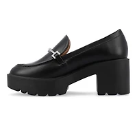 Women's Journee Collection Keeziah Chunky Heeled Loafers